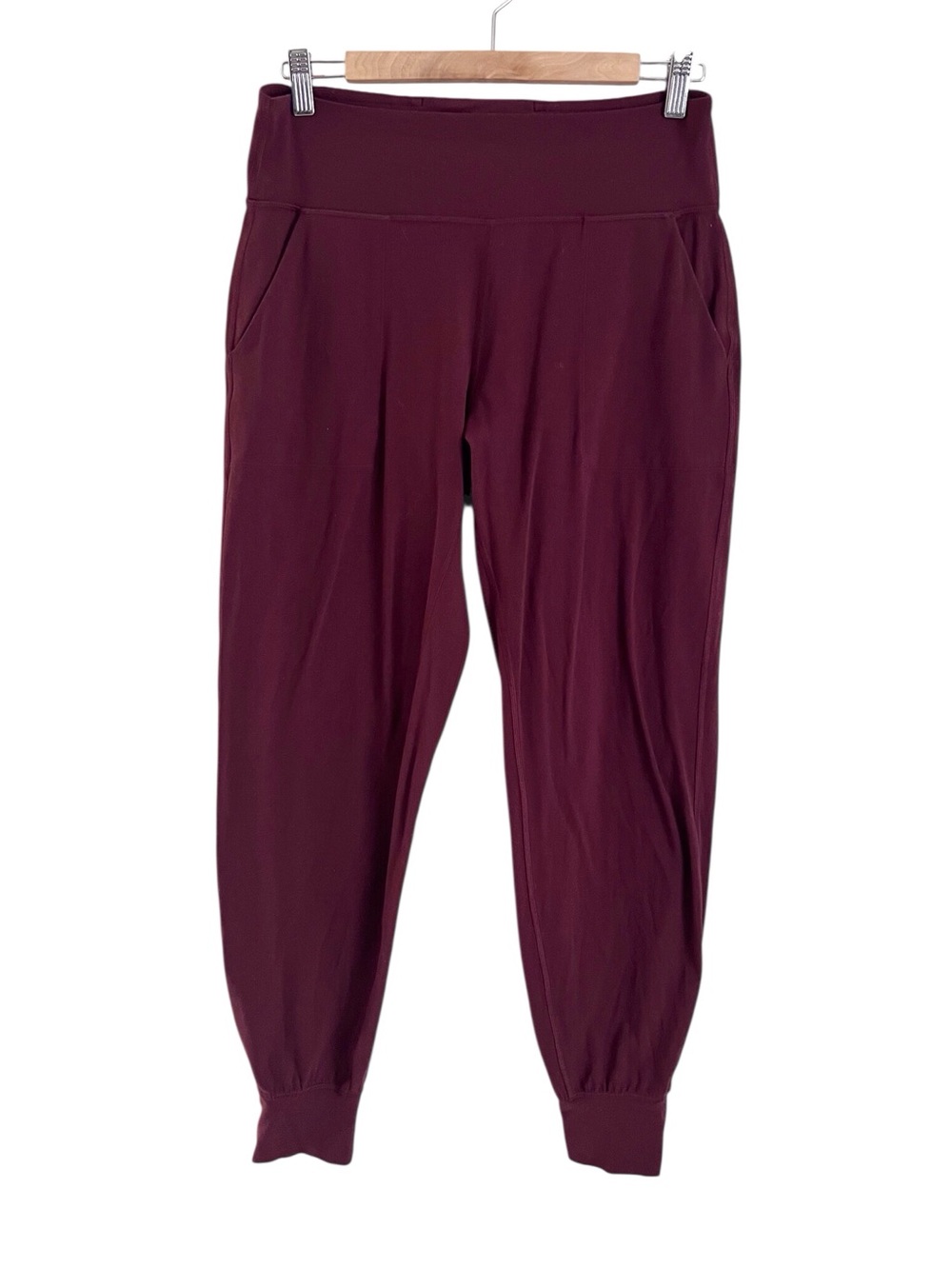 Lululemon Align Jogger Pant Burgundy Wine Yoga Athletic Workout W5DH6S Size 10